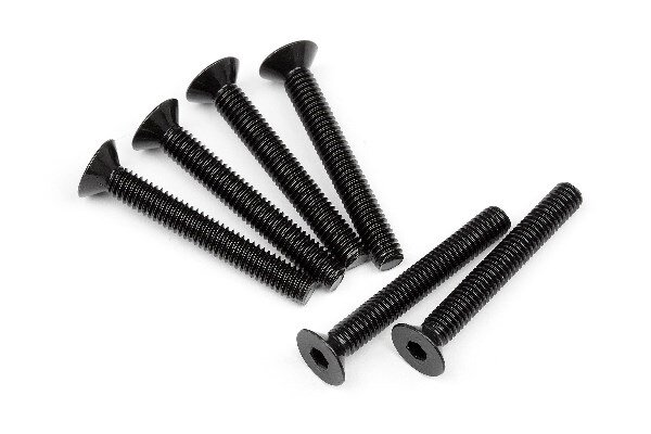 HPI HP107908 Flat Head Screw M4X30Mm (Hex Socket/6Pcs)