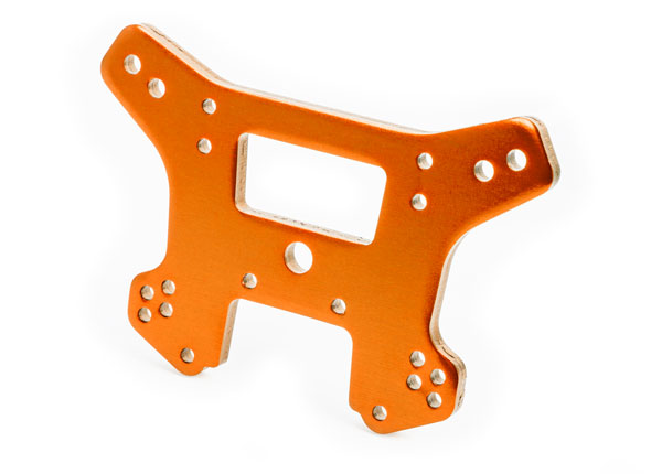 Traxxas 9539T Stötdämpartorn Fram Alu Orange Sledge