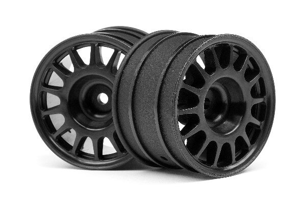 HPI HP107970 Wr8 Rally Off-Road Wheel Black (48X33Mm/2Pcs)