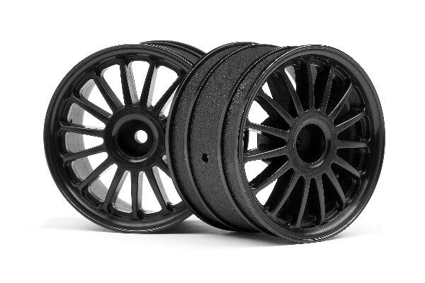 HPI HP107972 Wr8 Tarmac Wheel Black (2.2´´/57X35Mm/2Pcs)