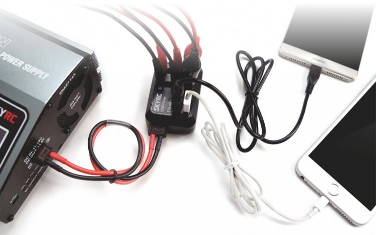 SkyRC SK600114-02 Power Distributor (with DC connector) - 5