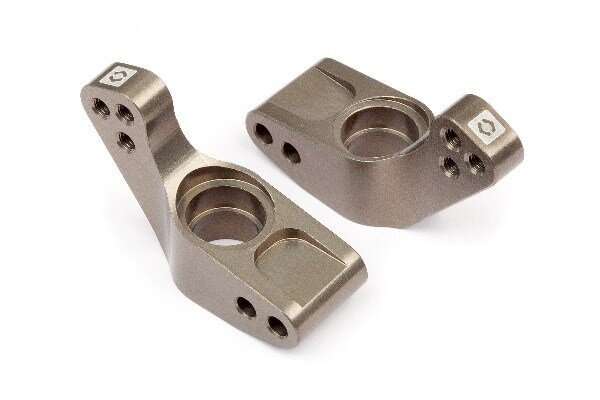 HPI HP108021 Aluminum Rear Hub Carrier Set (0 Deg/Hard Anodize)