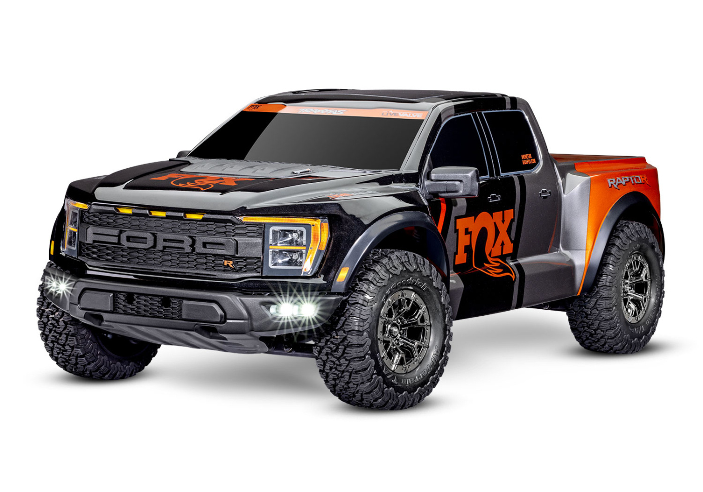 Traxxas Ford F-150 Raptor-R VXL-4s Ultimate 4WD 1/10 RTR TQi LED Fox1 Svart