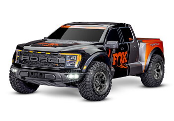 Traxxas Ford F-150 Raptor-R VXL-4s Ultimate 4WD 1/10 RTR TQi LED Fox1 Svart