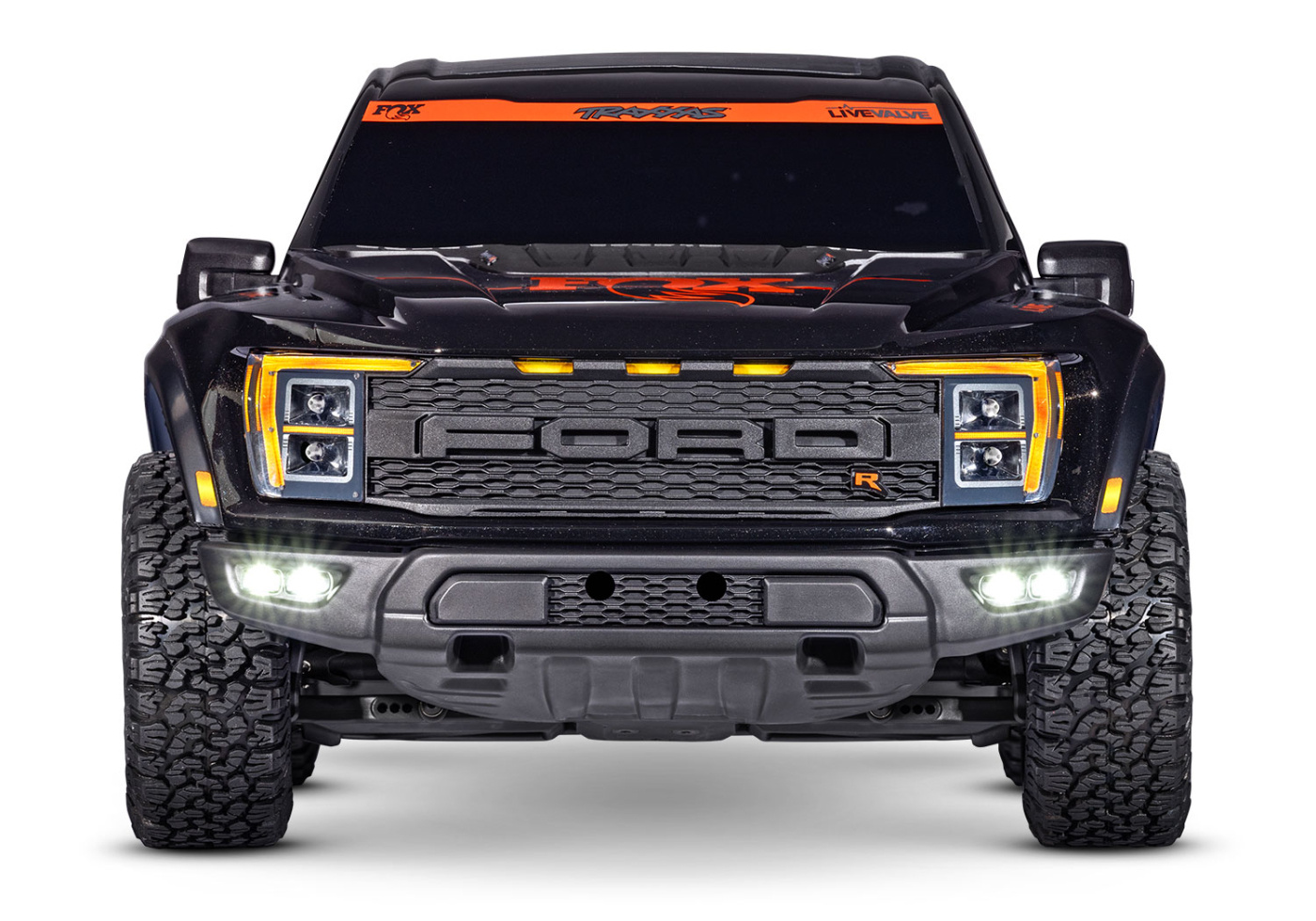 Traxxas Ford F-150 Raptor-R VXL-4s Ultimate 4WD 1/10 RTR TQi LED Fox1 Svart - 4