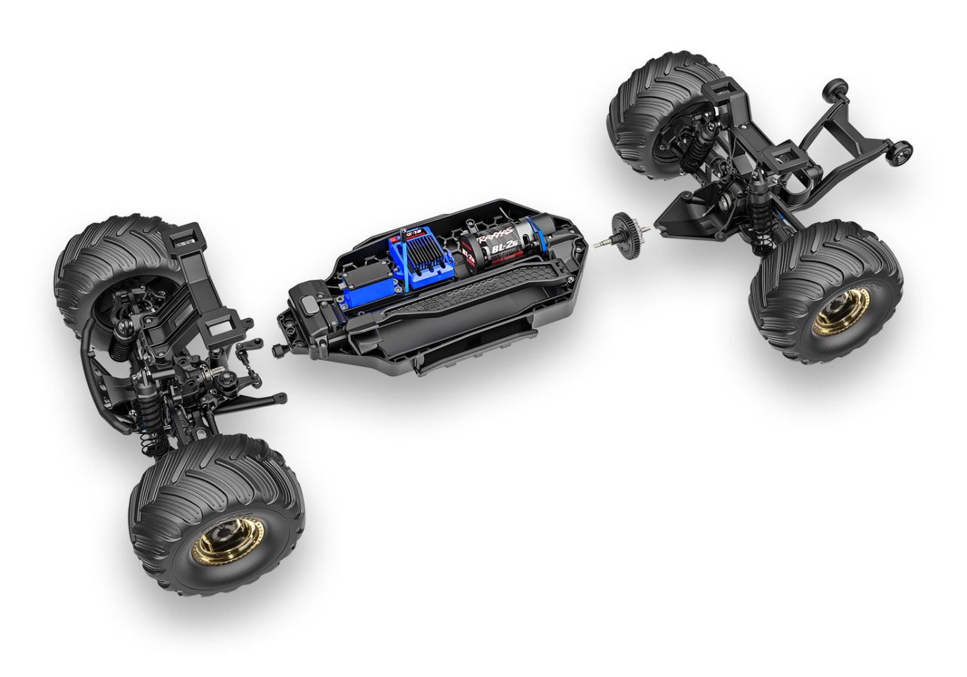 Traxxas BIGFOOT 4x4 BL-2s EHD 1/10 RTR TQ 50th Anniversary - 16