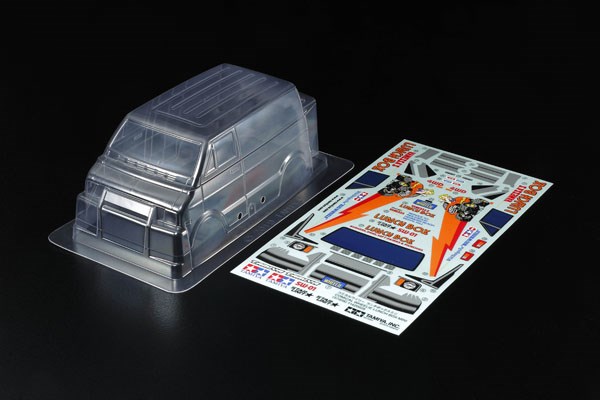 TAMIYA 54927 1:24 Scale R/C Lunch Box Mini Clear Body Parts Set