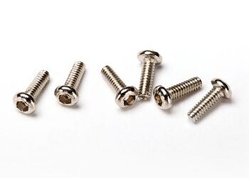 Traxxas 6643 Skruv M1,6x5mm Kullrig Insex (6)*