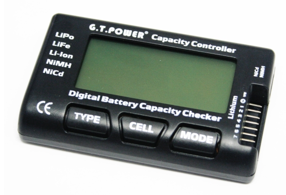 Digital LiPo-testare 2-6S