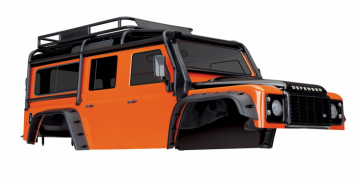 Traxxas 8011A Kaross Land Rover Defender Orange Komplett