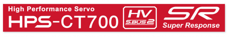 Futaba HPS-CT700 Bilservo Lågprofil 30kg 0.07s S.BUS - 3