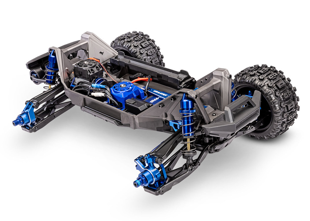 Traxxas MAXX Ultimate VXL-4s 4WD 1/10 RTR TQi TSM Blue - 22