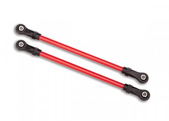 Traxxas 8142R Link Stål Röd Fjädring Bak Övre (2) (För Höjn. sats #8140R)