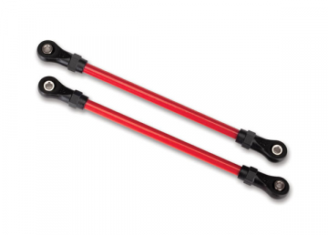 Traxxas 8143R Link Stål Röd Fjädring Fram Nedre (2) (För Höjn. sats 8140R)*