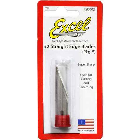 # 2, Straight Edge Blades (pkg. 5)