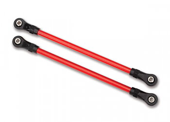 Traxxas 8145R Link Stål Röd Fjädring Bak Nedre (2) (För Höjn. sats #8140R)