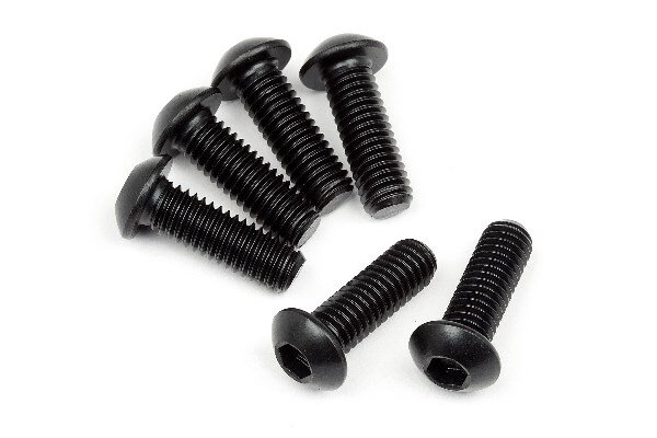 HPI HP108709 Button Head Screw M6X18Mm (Hex Socket) (6Pcs)