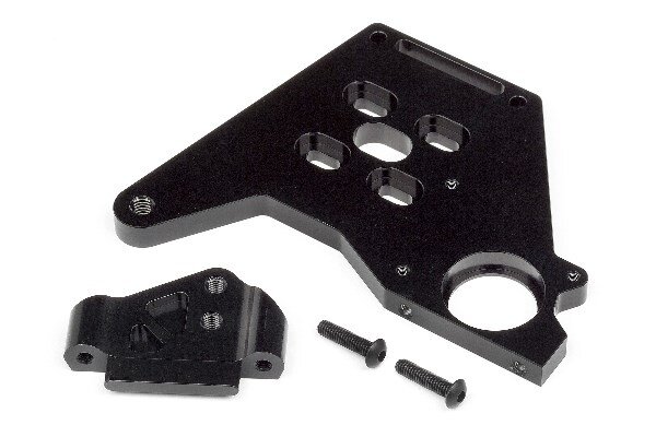 HPI HP108723 Motor Mount Set (Black)