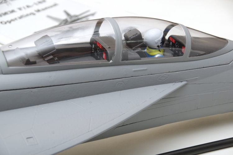 FMS 100P F/A-18F Grå 70mm Fläkt PNP - 17