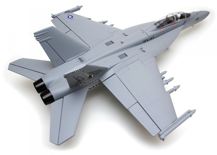 FMS 100P F/A-18F Grå 70mm Fläkt PNP - 11