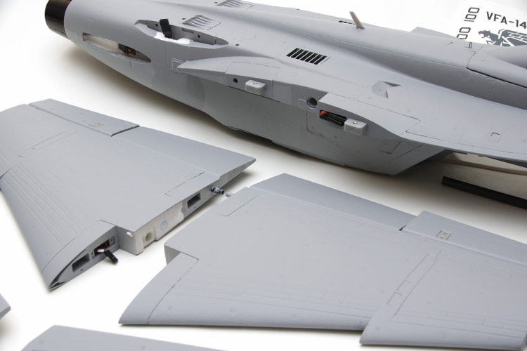 FMS 100P F/A-18F Grå 70mm Fläkt PNP - 15