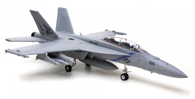 FMS 100P F/A-18F Grå 70mm Fläkt PNP - 8