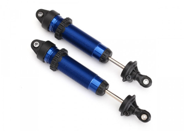 Traxxas 8450X Stötdämpare GTR 134mm Alu Blå (Gängade) (2)*