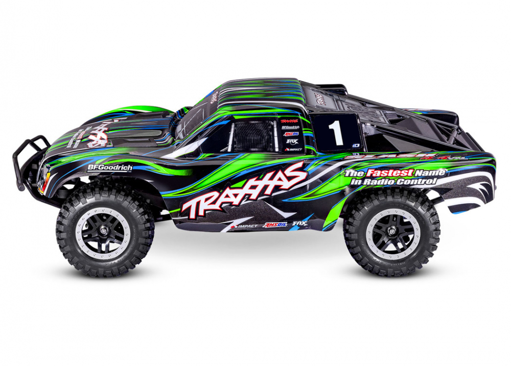Traxxas Slash 4x4 VXL Clipless RTR TQi TSM EHD Green - 9