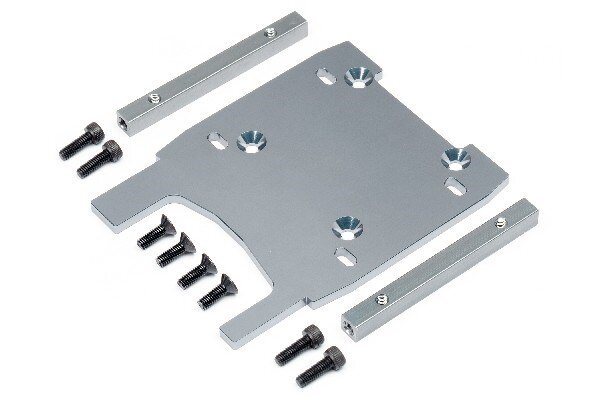 HPI HP108956 Engine Plate (Gray/4Mm)