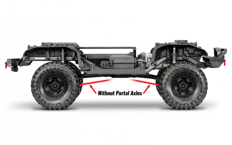 Traxxas TRX-4 Sport Scale Crawler Truck 1/10 RTR Clipless Blå - 6