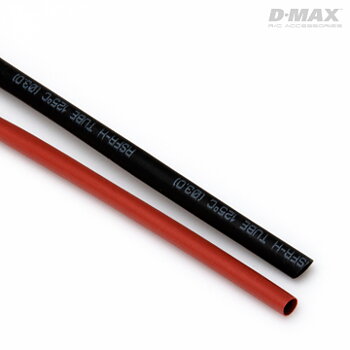 Dynomax B9202 D-Max B9202 Krympslang Röd & Svart D3mm x 1m