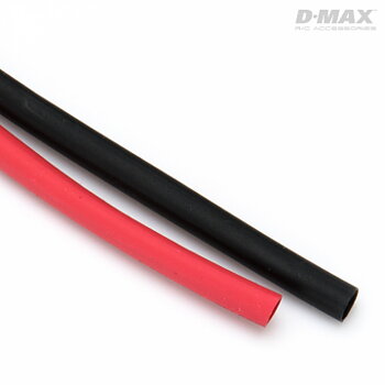 Dynomax B9203 D-Max B9203 Krympslang Röd & Svart D4mm x 1m