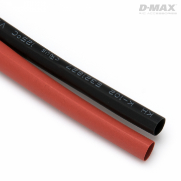 Dynomax B9204 D-Max B9204 Krympslang Röd & Svart D5mm x 1m