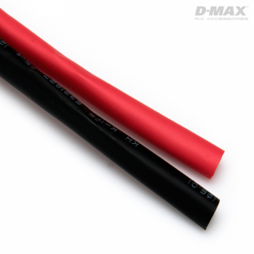 Dynomax B9205 D-Max B9205 Krympslang Röd & Svart D6mm x 1m