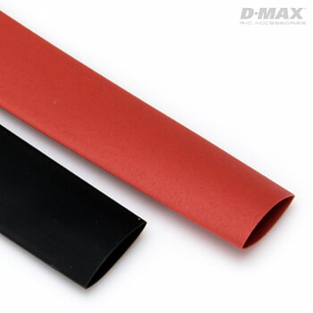 Dynomax B9209 D-Max B9209 Dynomax B9209 Krympslang Röd & Svart D10mm x 1m