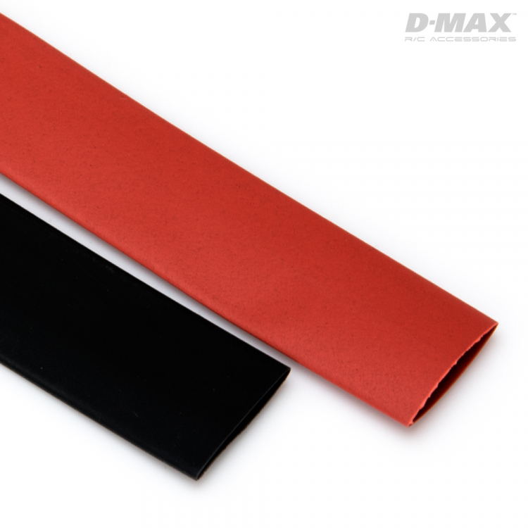 Heat Shrink Tube Red & Black D12mm x 1m