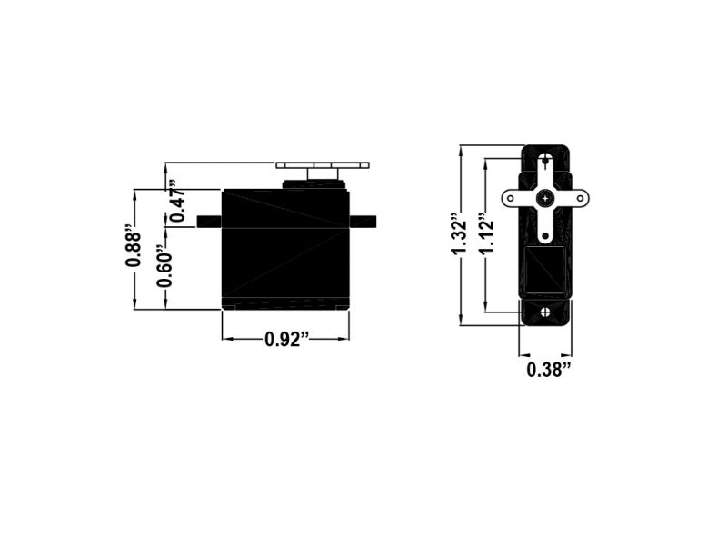 Hitec HS-45HB 1.0kg 0.14s - 2
