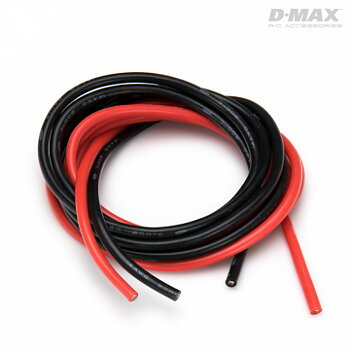 Dynomax B9235 D-Max B9235 Kabel Röd & Svart 14AWG D2/3.6mm x 1m