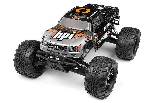 HPI HP109883 Nitro Gt-3 Truck Painted Body (Silver/Black)