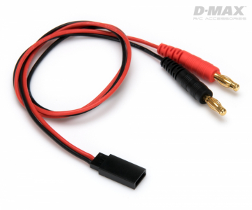 Dynomax B9685 D-Max B9685 Laddkabel Futaba RX med 14mm banankontakter