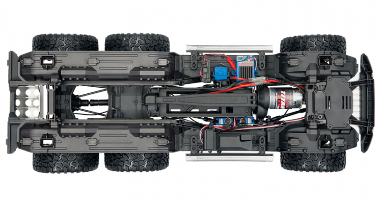 Traxxas TRX-6 Mercedes-Benz G63 AMG 6X6 TQi RTR Clipless Silver - 12