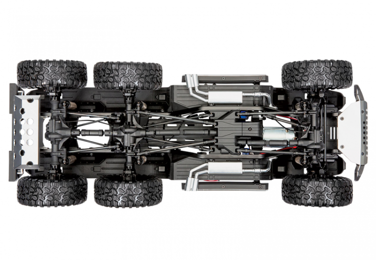 Traxxas TRX-6 Mercedes-Benz G63 AMG 6X6 TQi RTR Clipless Silver - 10