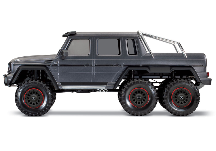 Traxxas TRX-6 Mercedes-Benz G63 AMG 6X6 TQi RTR Clipless Silver - 6
