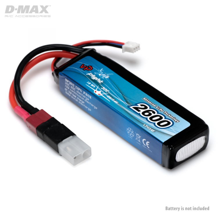 Dynomax B9843 D-Max B9843 Kontakt Adapter T-Plug (hane) - Tamiya (hane) - 2