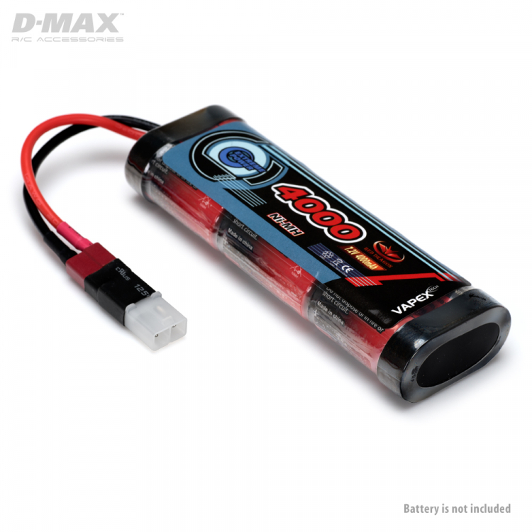 Dynomax B9843 D-Max B9843 Kontakt Adapter T-Plug (hane) - Tamiya (hane) - 4