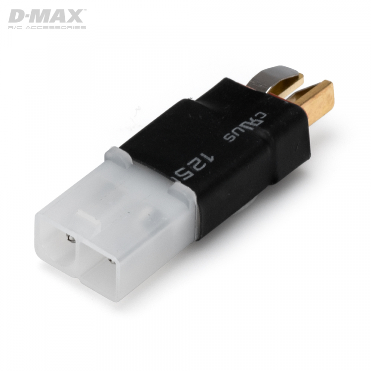 Dynomax B9843 D-Max B9843 Kontakt Adapter T-Plug (hane) - Tamiya (hane) - 6