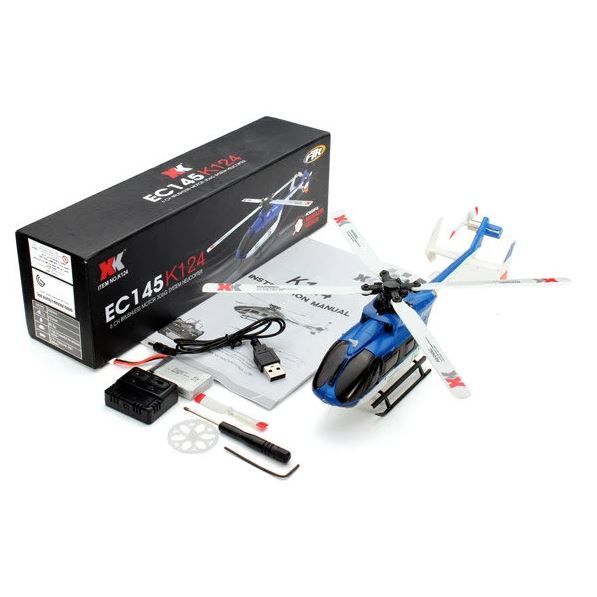 K 124-B, BNF 6CH Flybarless Three Blades Helicopter (mode 2) - 10