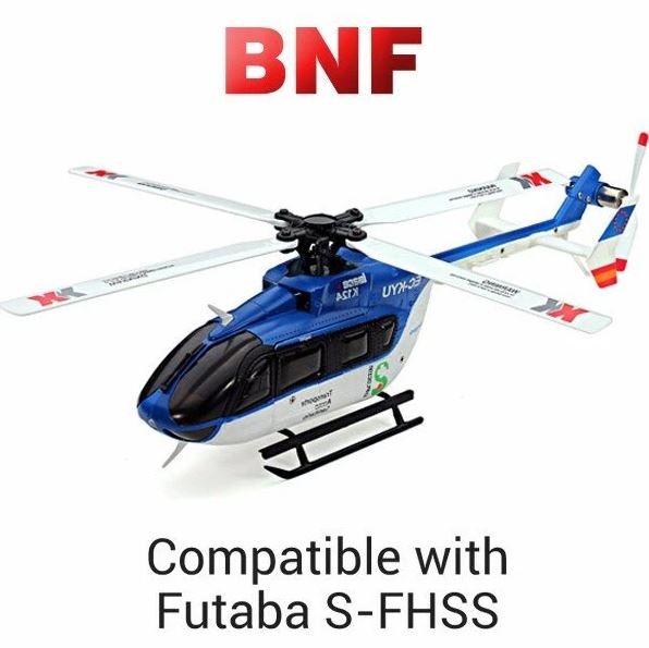 K 124-B, BNF 6CH Flybarless Three Blades Helicopter (mode 2) - 4