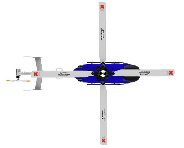 K 124-B, BNF 6CH Flybarless Three Blades Helicopter (mode 2) - 2