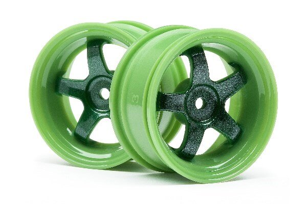 HPI HP111090 Work Meister S1 Wheel Green (3Mm Offset/2Pcs)